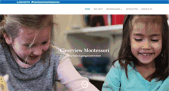 Desktop Screenshot of clearviewmontessori.com