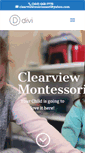 Mobile Screenshot of clearviewmontessori.com